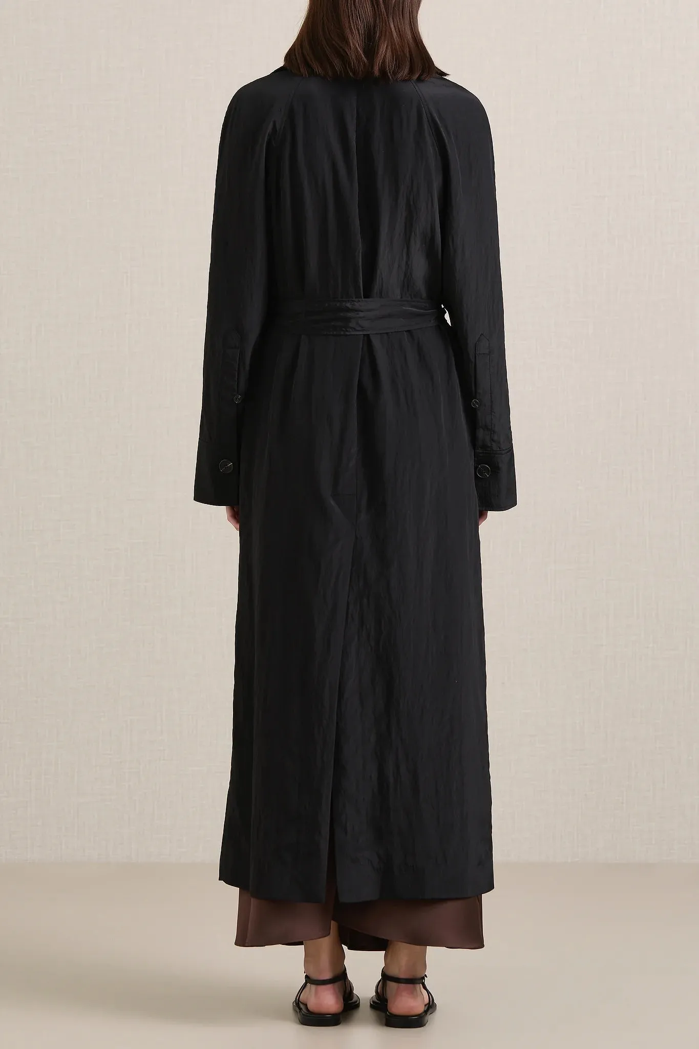 A Emery Ives Trench in Black