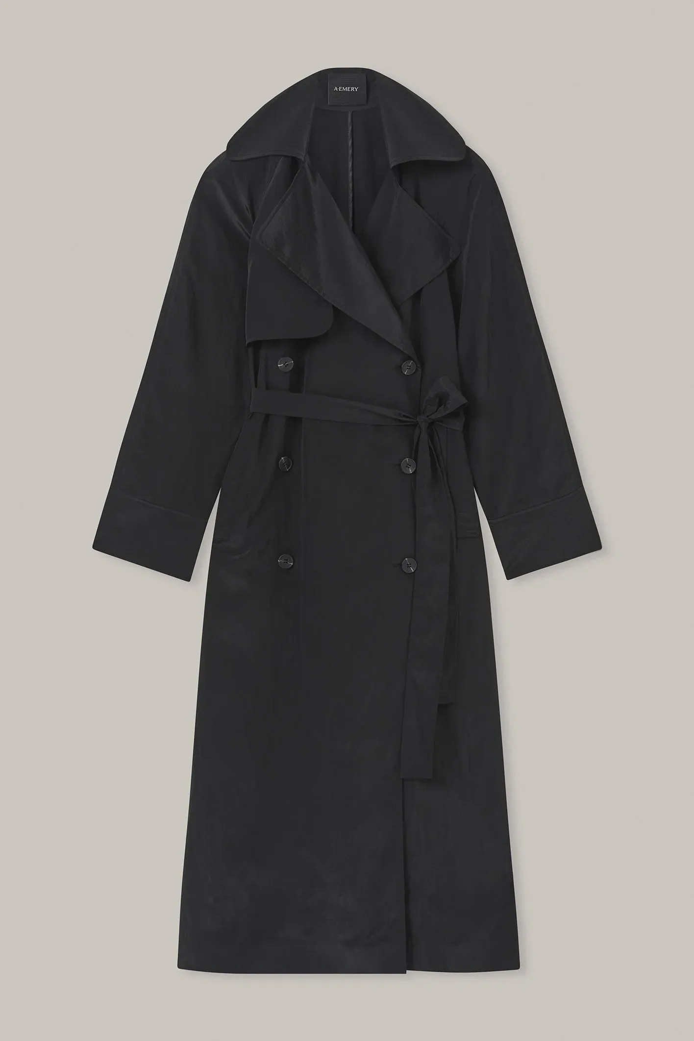 A Emery Ives Trench in Black