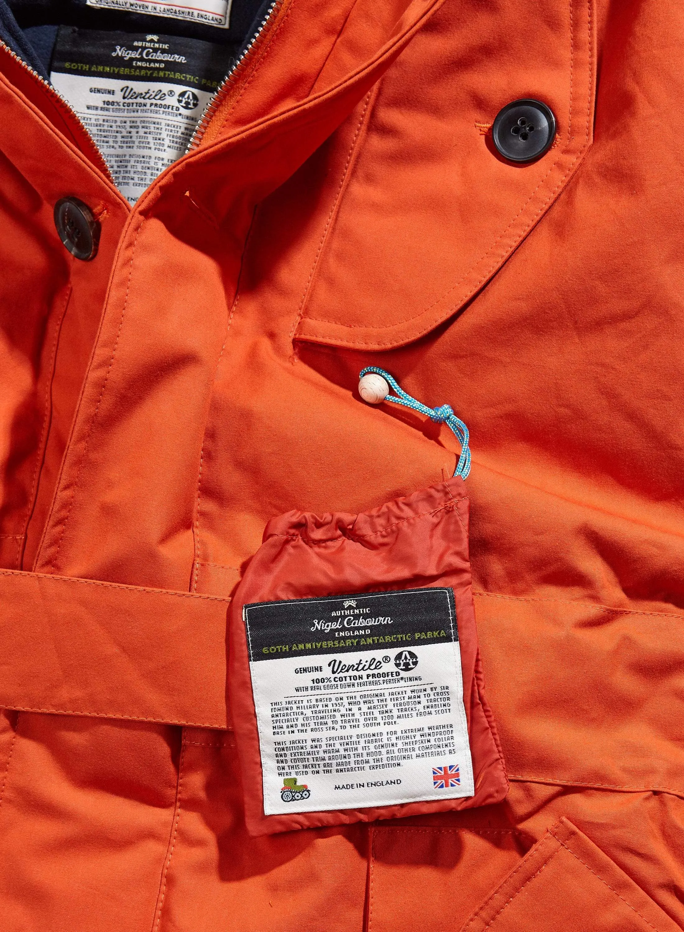 Antarctic Parka Vintage Orange