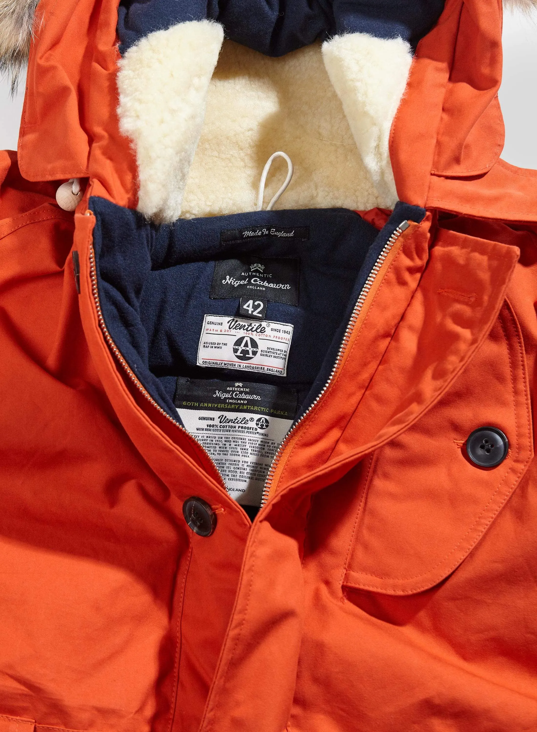 Antarctic Parka Vintage Orange