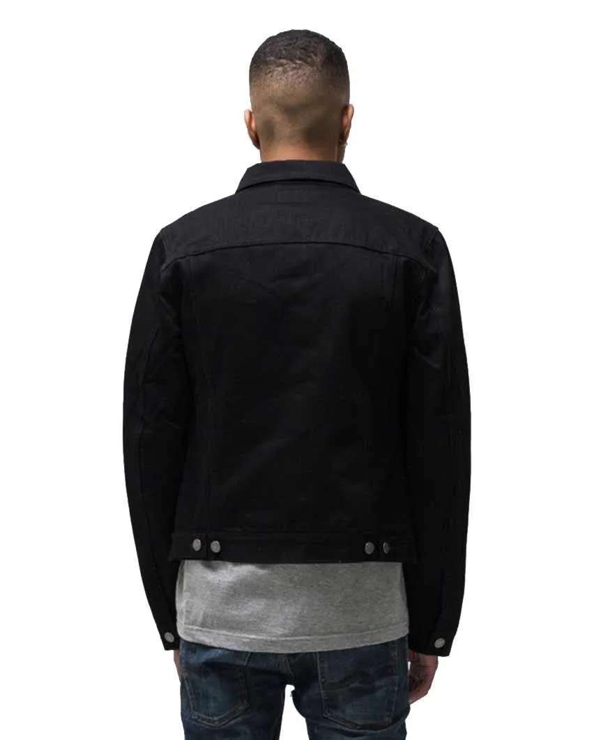 Billy Dry Denim Jacket Black