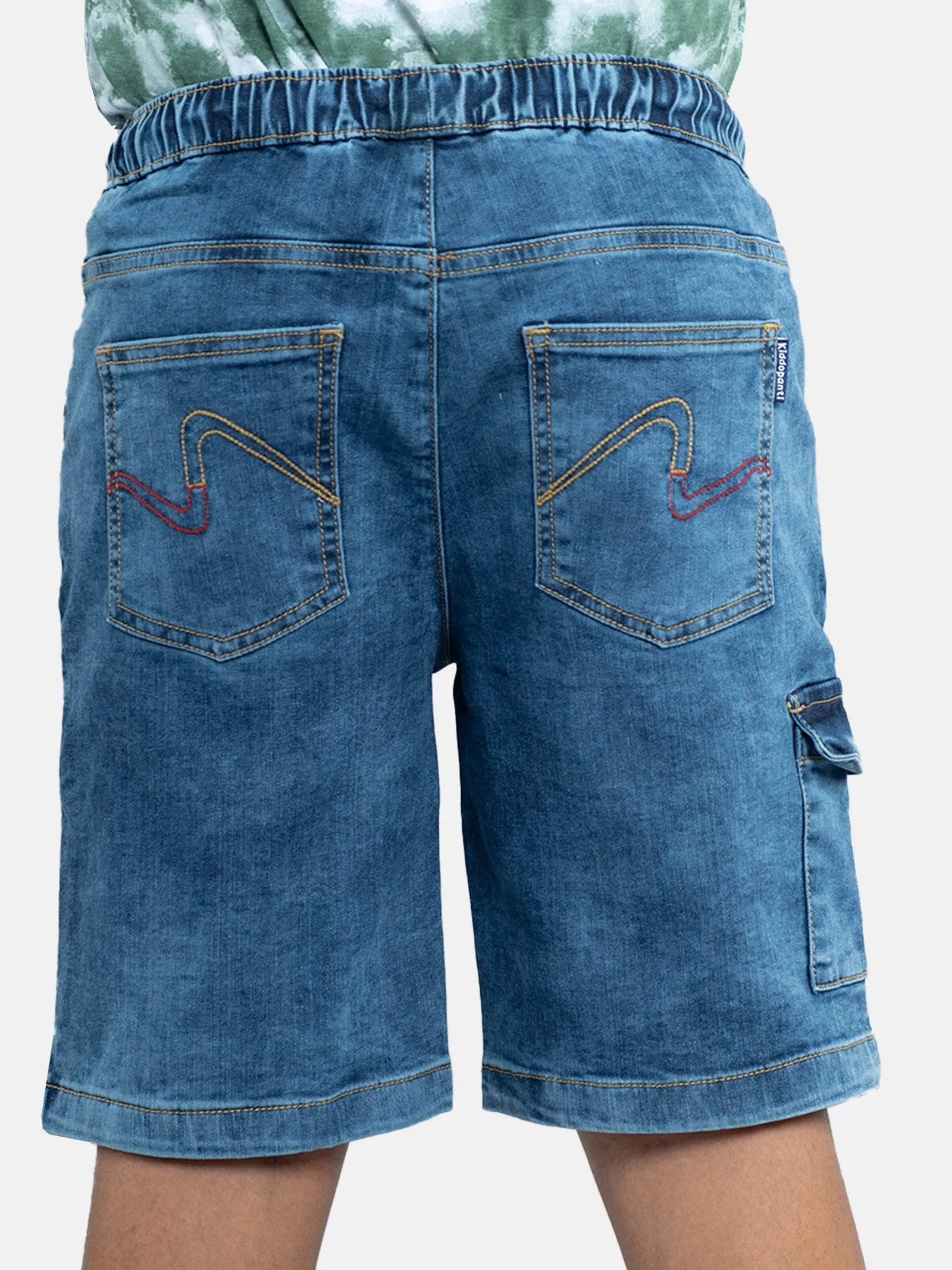 Boys Denim Cargo Shorts