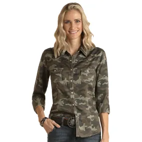 Camo Pearl Snap Shirt