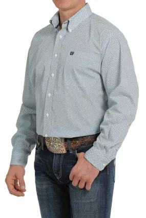 CINCH MEN'S GEOMETRIC PRINT BUTTON- DOWN WESTERN SHIRT