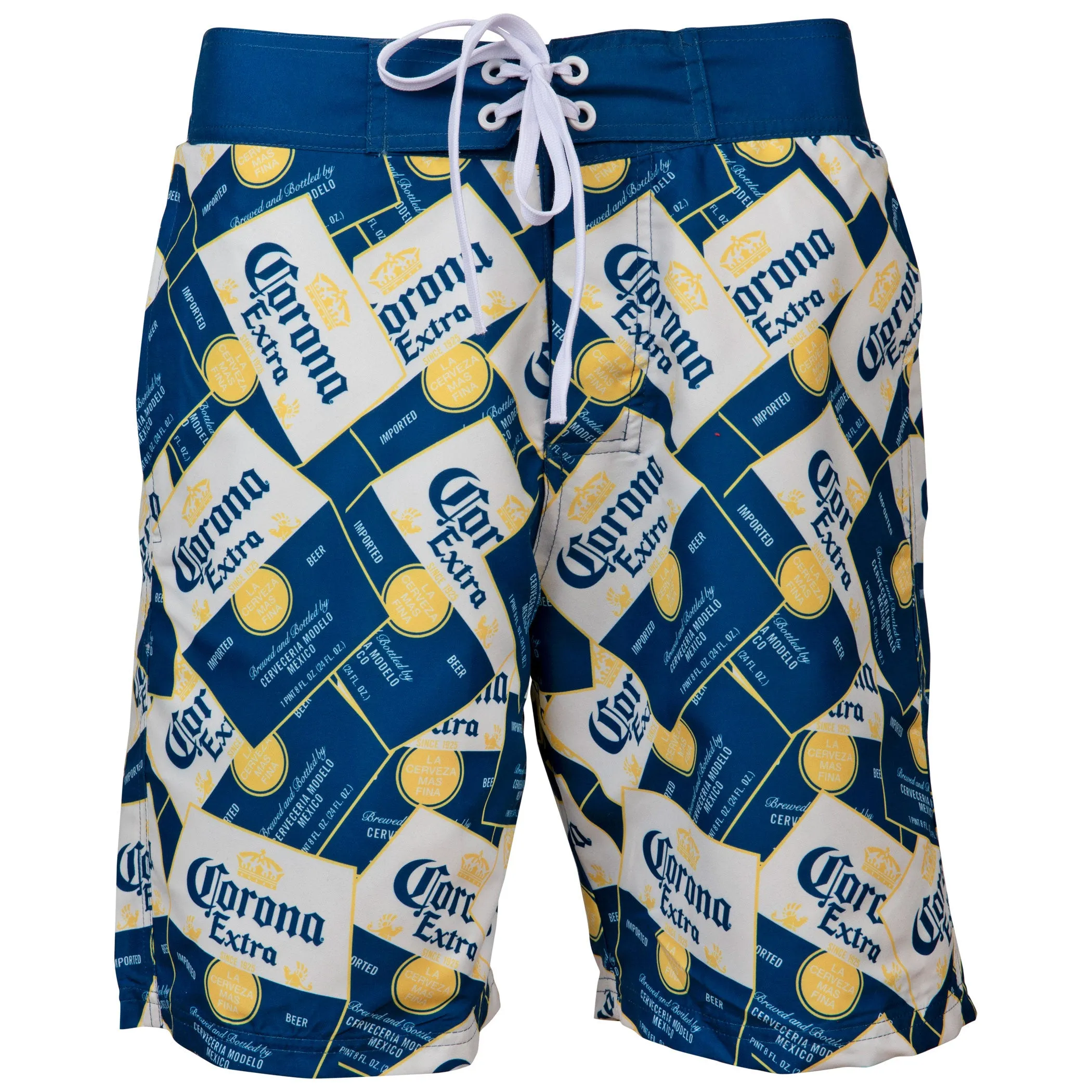 Corona Extra Scattered Labels Board Shorts