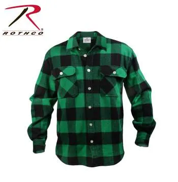 Extra Heavyweight Buffalo Plaid Flannel Shirt