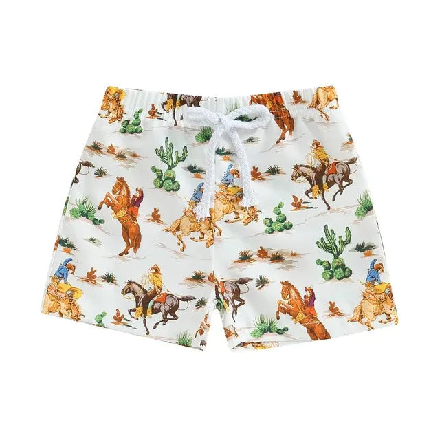 Fun Print - Boys Board Shorts 0-4 years