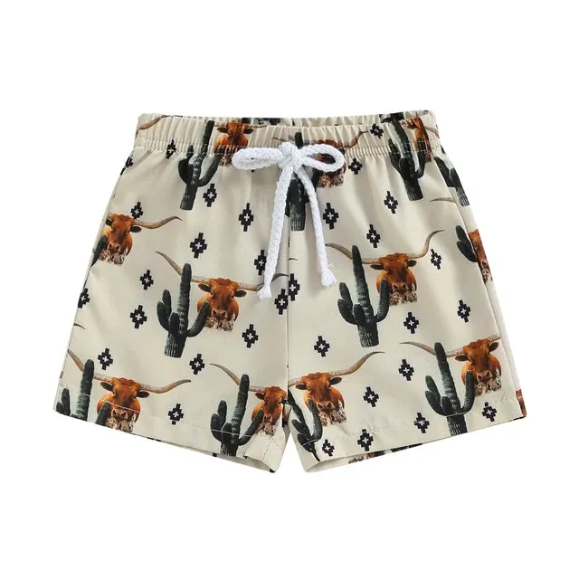 Fun Print - Boys Board Shorts 0-4 years