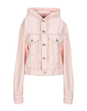 Ganni Women Denim outerwear Light pink 8 UK