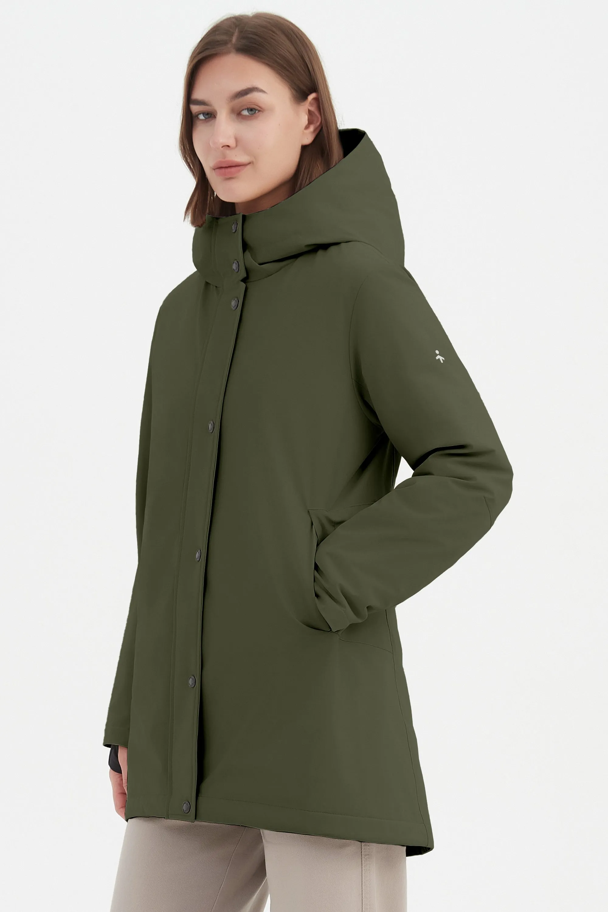 Hooded Winter Long Down Parka