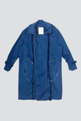 Jarman Blue Double Trenchcoat