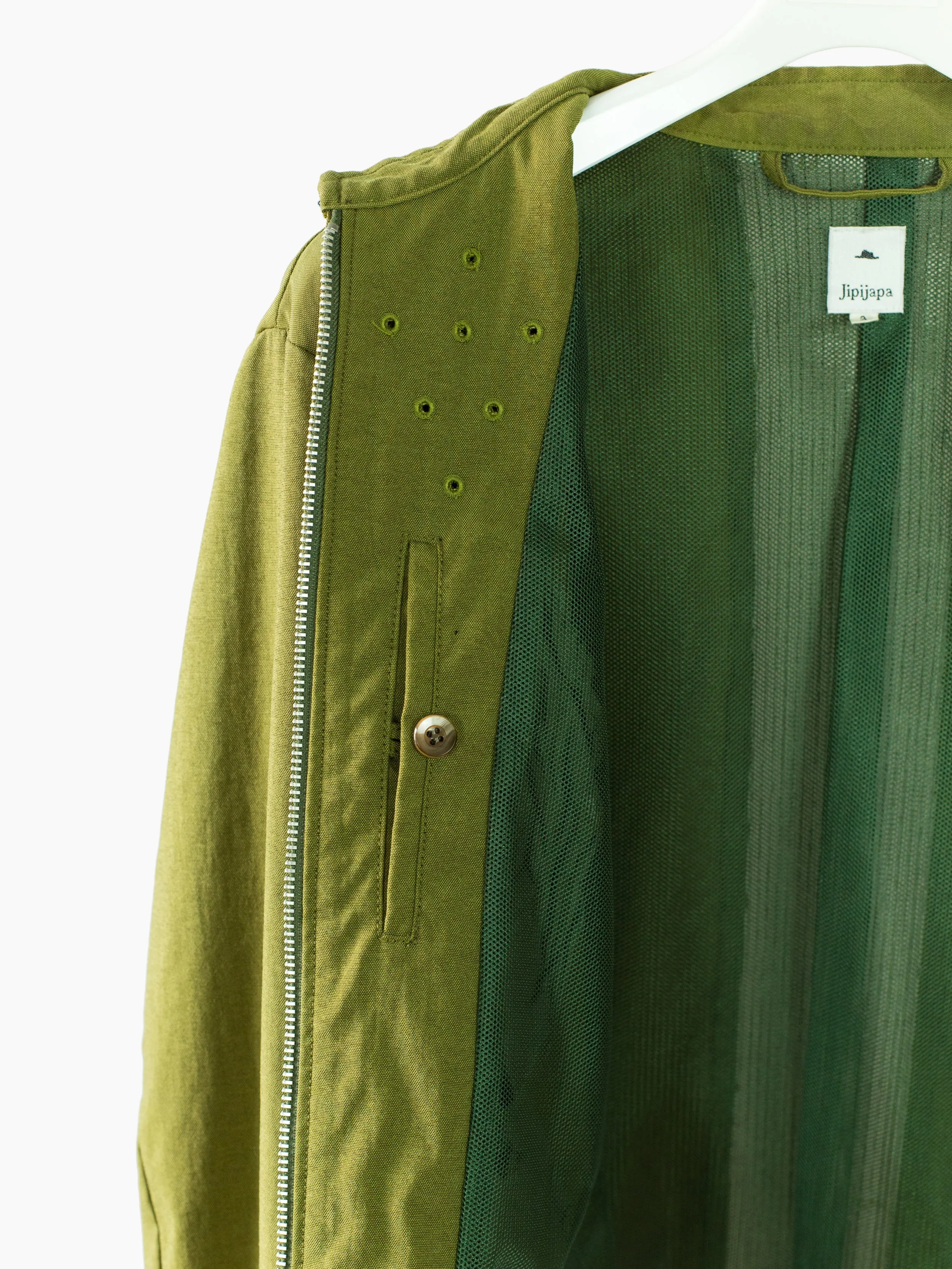 Jipijapa 00s Chartreuse Vented Biker Jacket