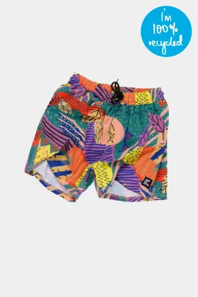 KIDS Outback Dreams Beach Boardies (100% recycled)