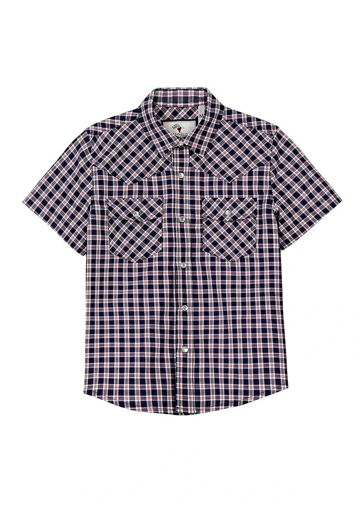 Kids Short-Sleeve Western Shirt