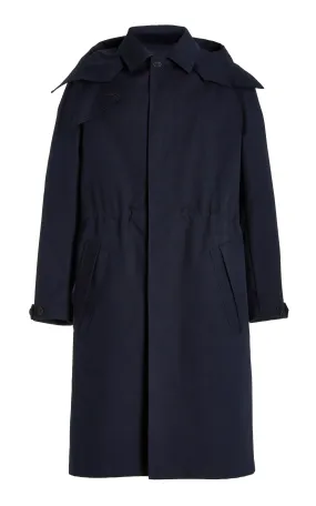 Malraux Parka in Dark Navy Cotton