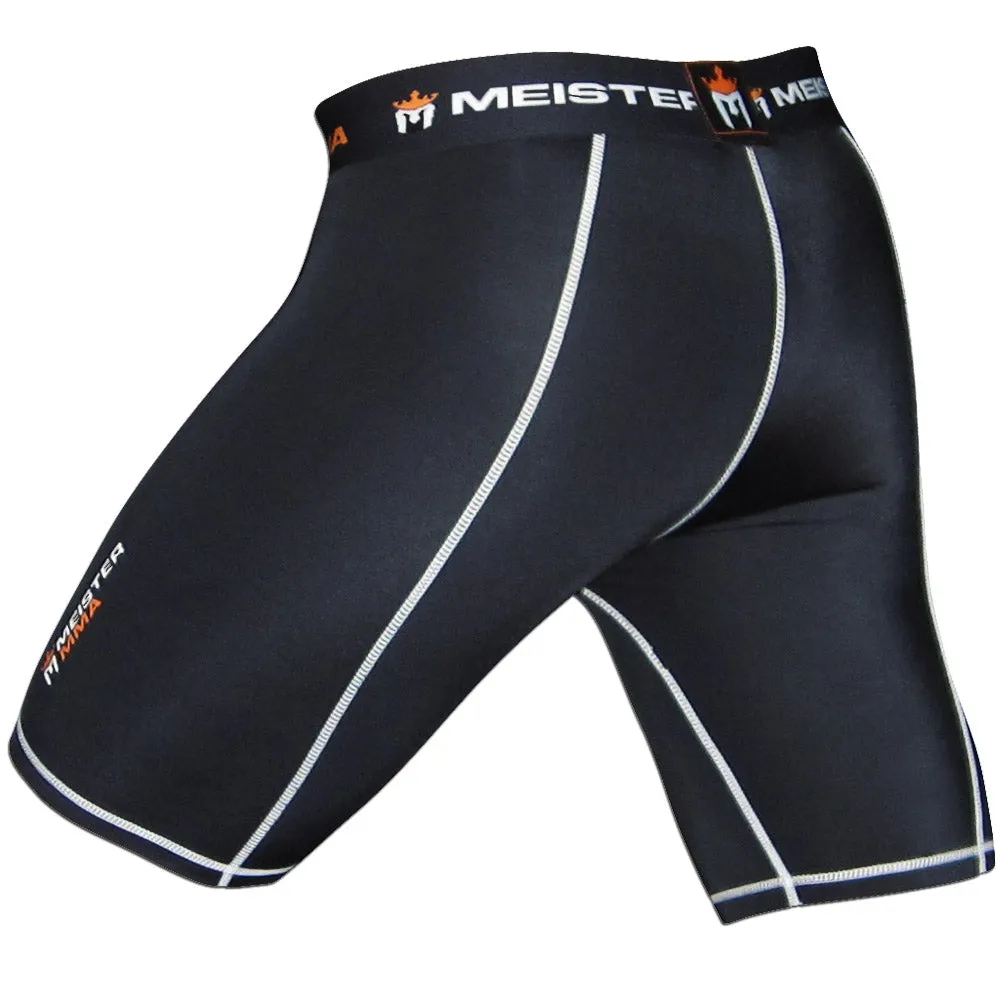 Meister Compression Rush Shorts w/ Cup Pocket - Black