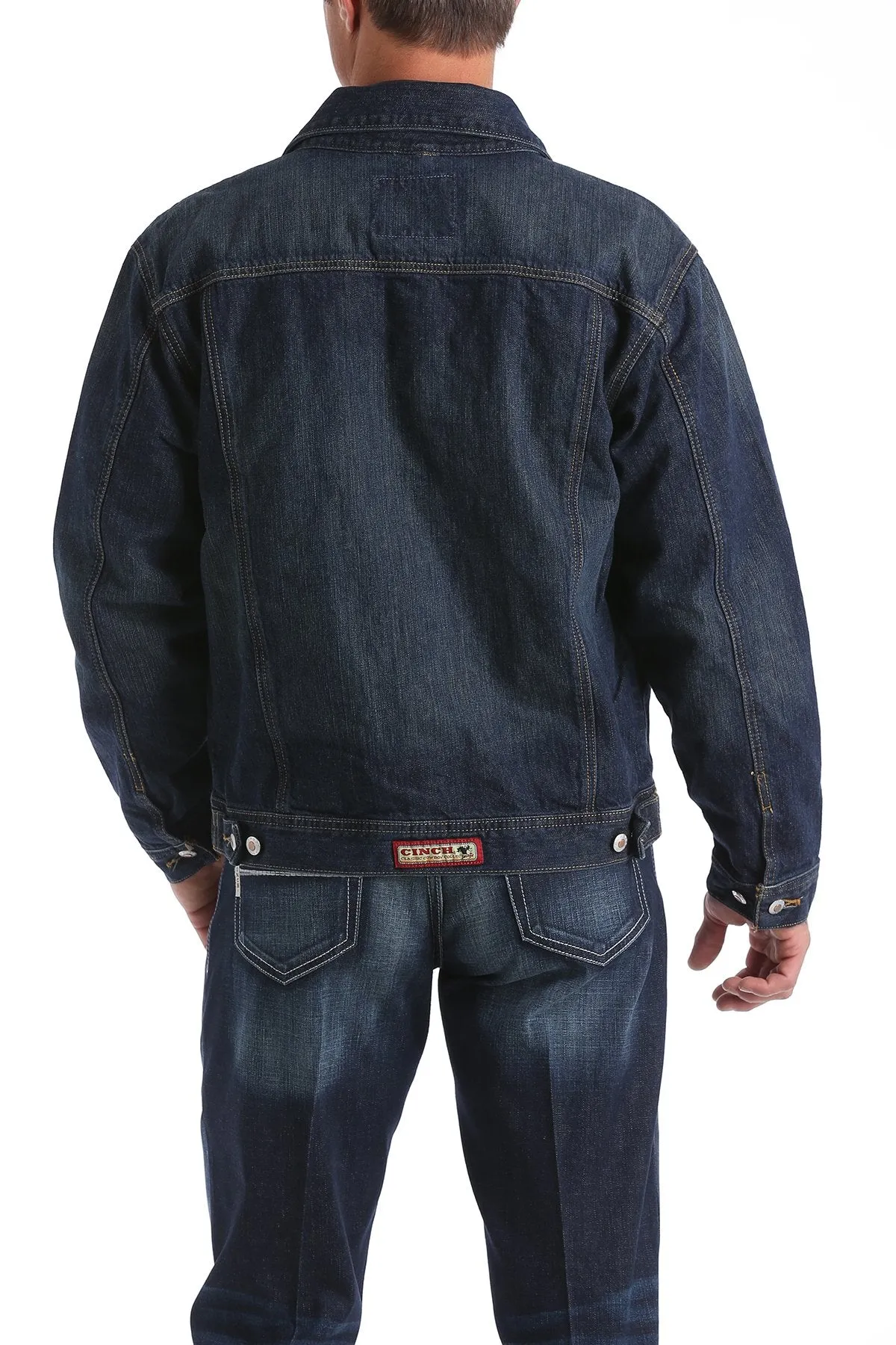 Men's Cinch Dark Stonewash Denim Jacket - MWJ1122014