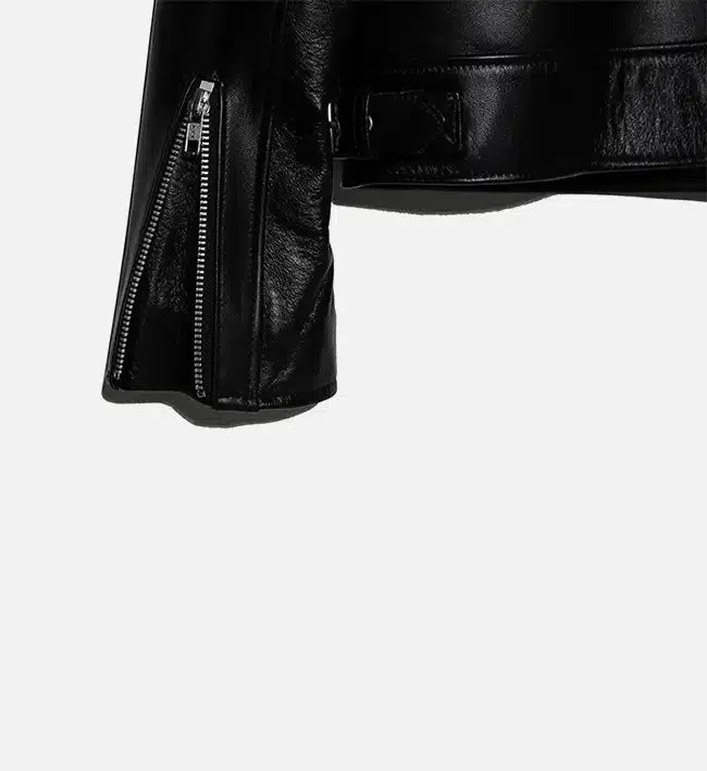 Men's Minimal Black Leather Jacket