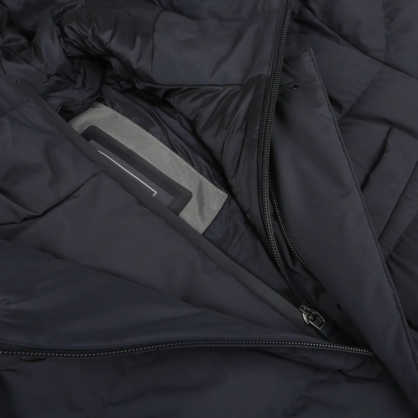 Navy Blue Nylon Gore-Tex Laminar Coat