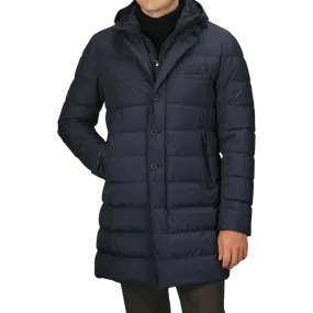 Navy Blue Nylon Gore-Tex Laminar Coat