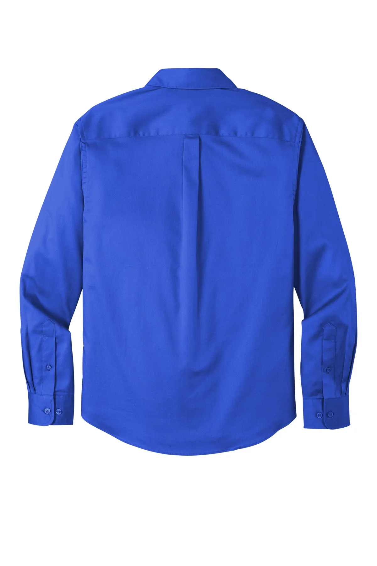 Port Authority® Long Sleeve SuperPro React™ Twill Shirt - True Royal