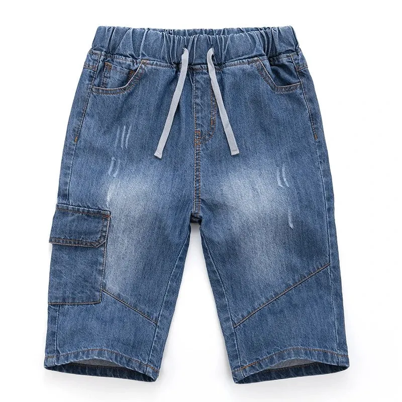 Stylish Boys' Denim Jean Shorts - Summer Ready