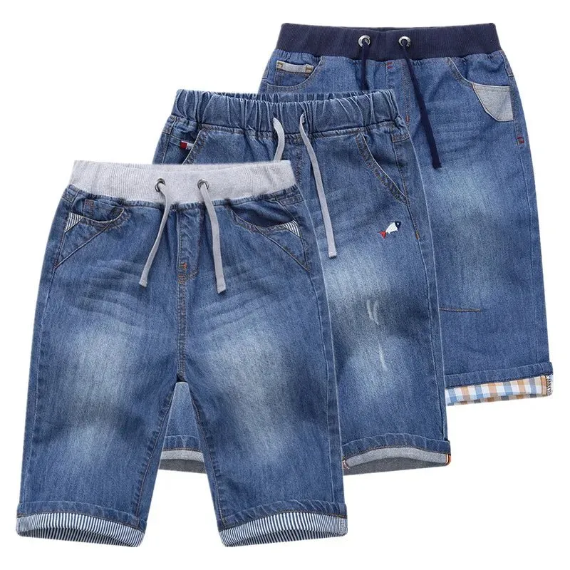 Stylish Boys' Denim Jean Shorts - Summer Ready