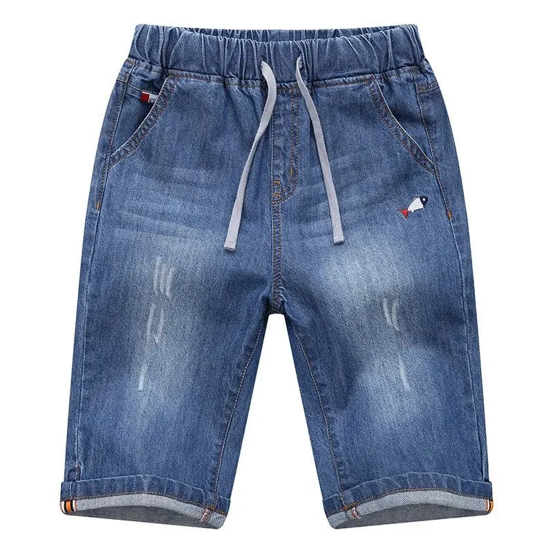 Stylish Boys' Denim Jean Shorts - Summer Ready