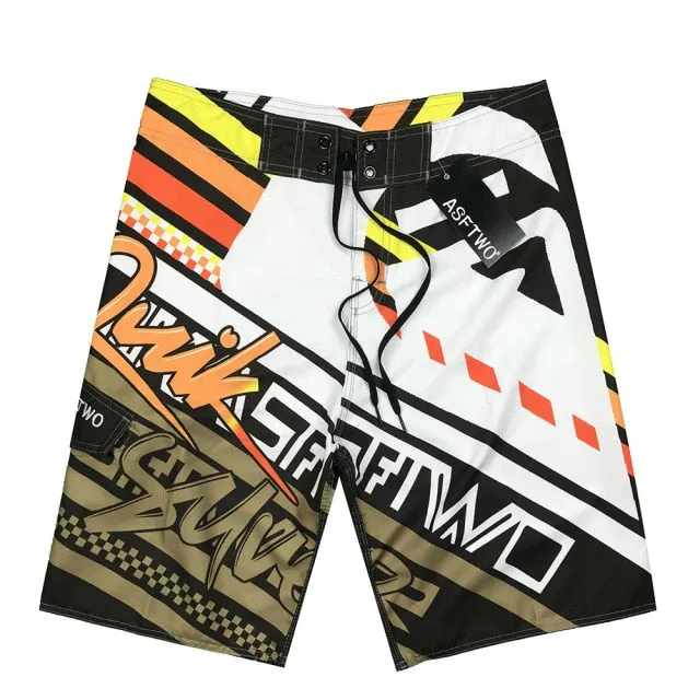 Summer Board Shorts Men Quick Dry Swimming Trunks Swimwear bañadores hombre Bermuda Vacation Surf Beach Short Pants Casual Male