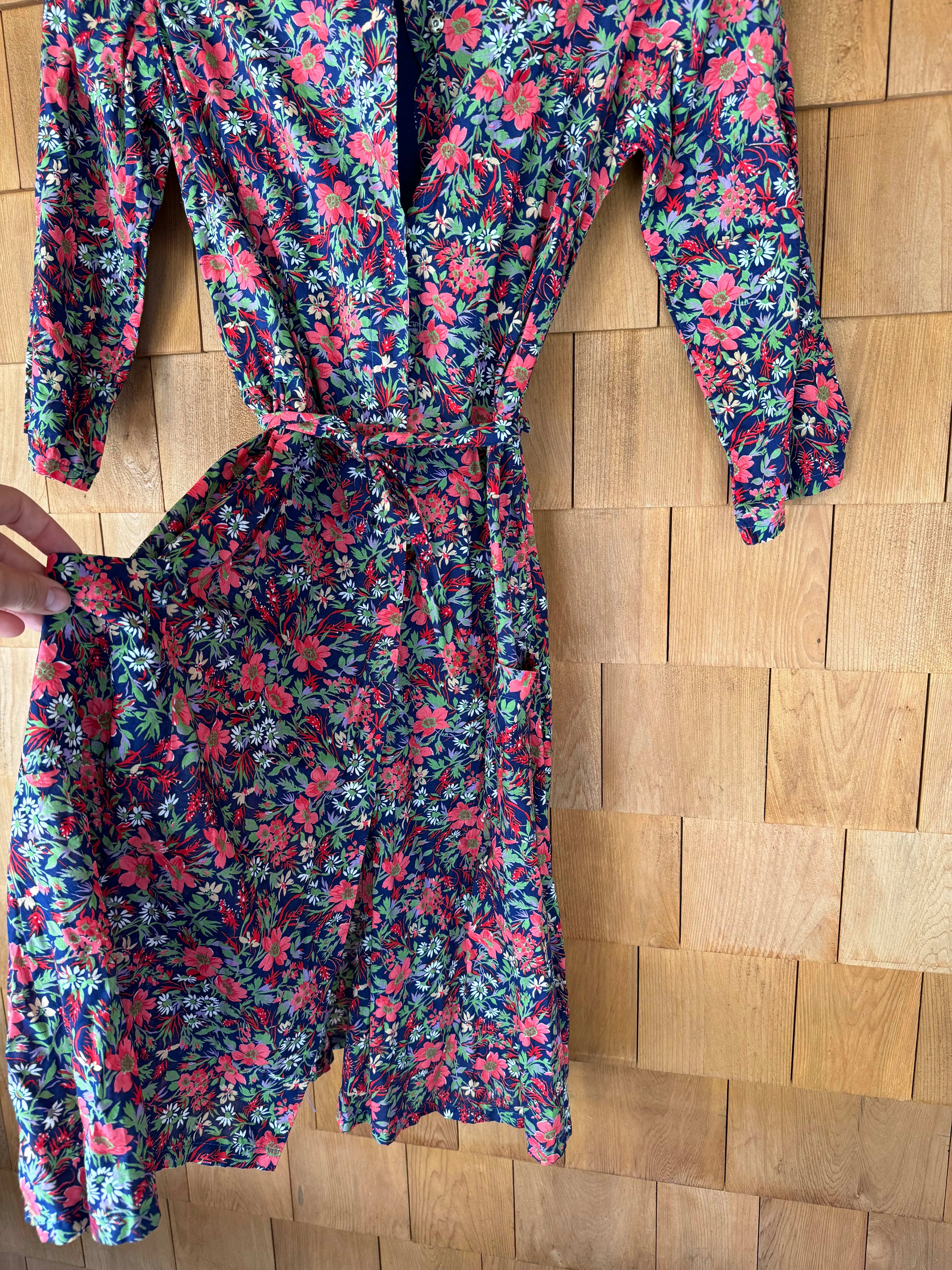 Vintage Handmade Floral Dress