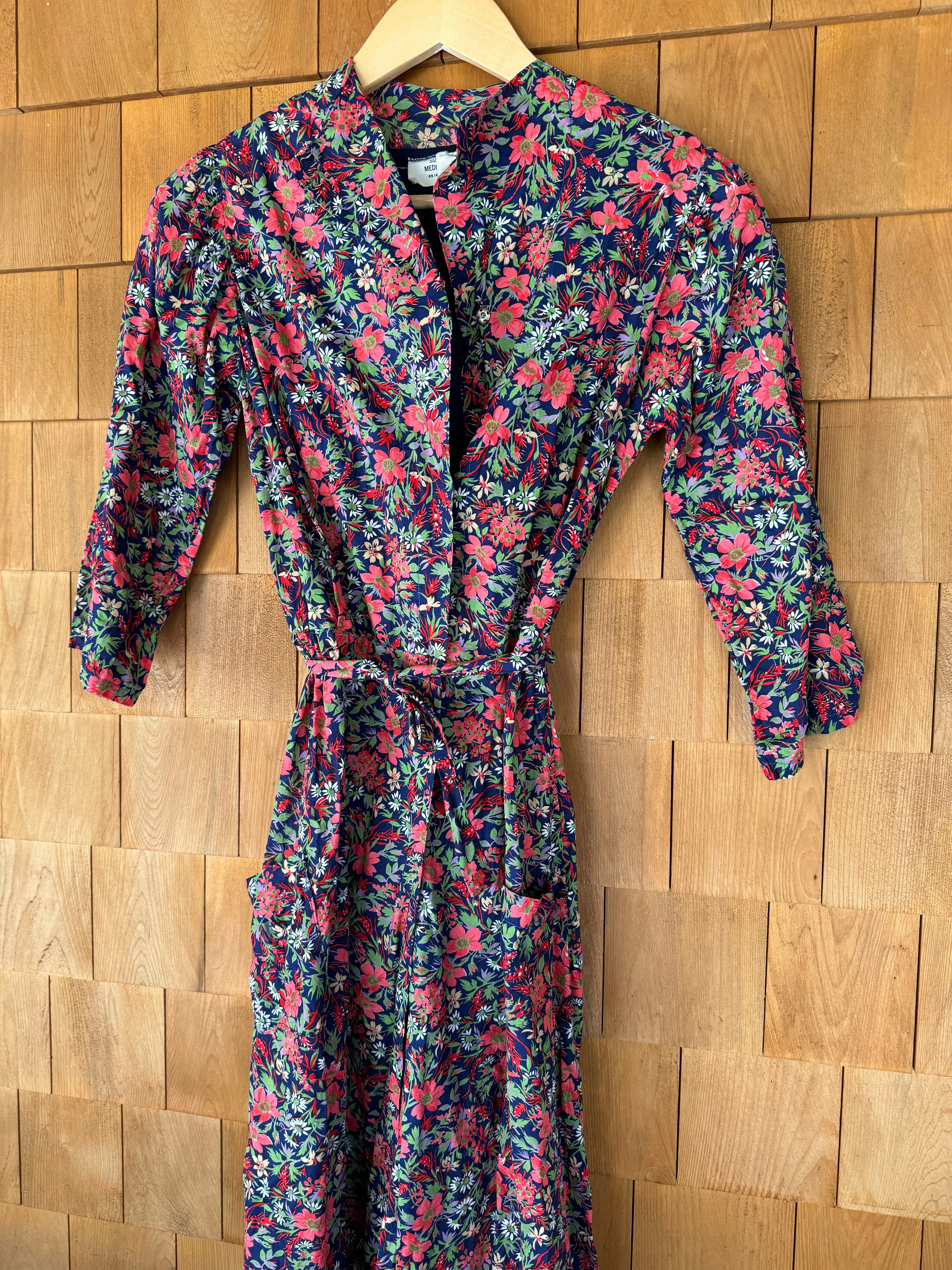 Vintage Handmade Floral Dress