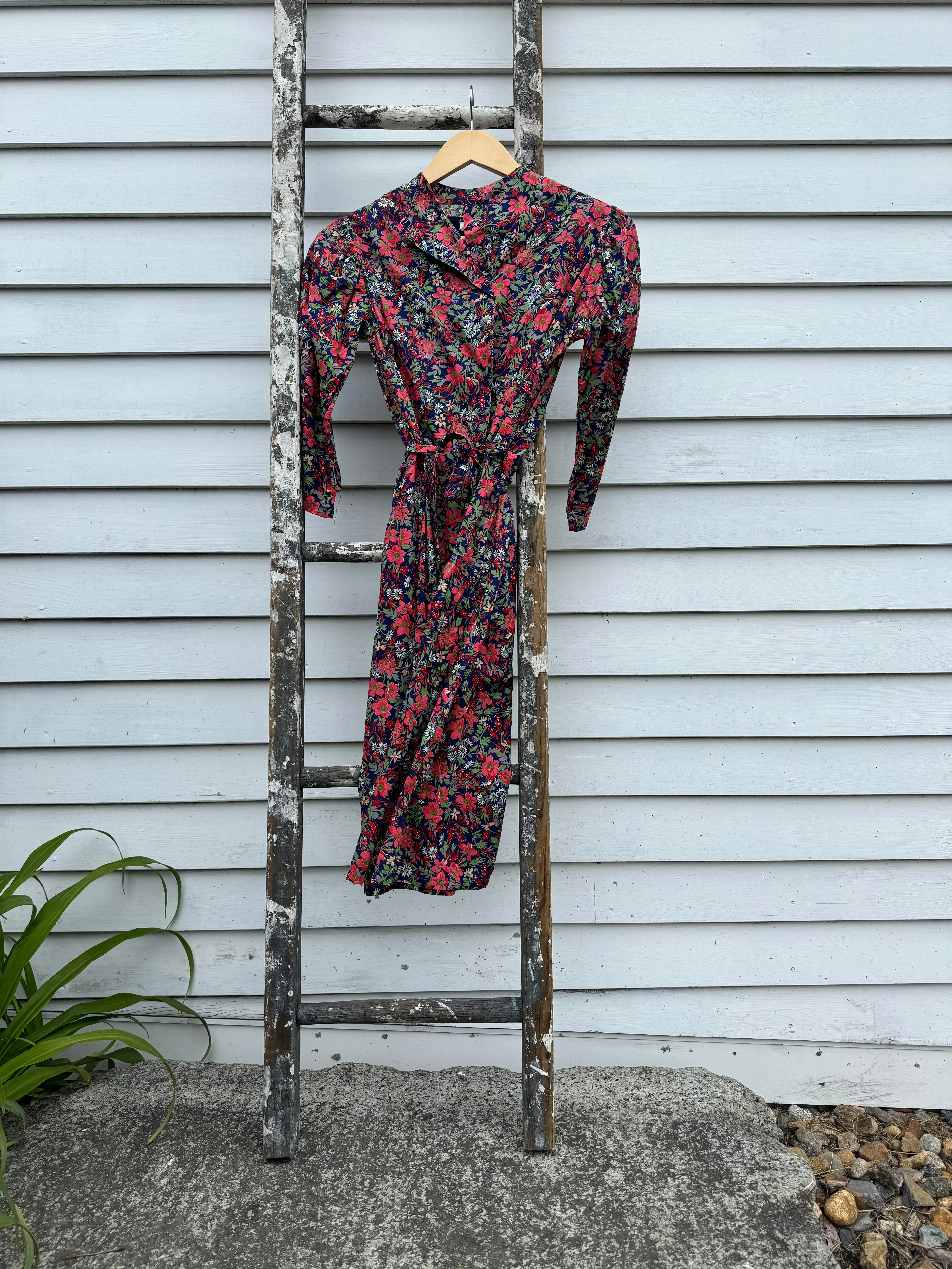 Vintage Handmade Floral Dress