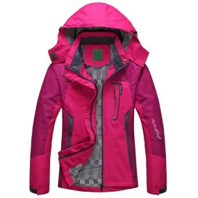 Waterproof Windbreaker Outwear Hooded Parkas Coat