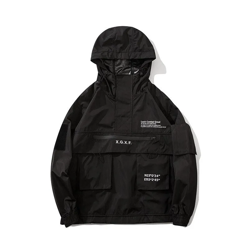 WLS Multipockets Techwear Cargo Hooded Jacket