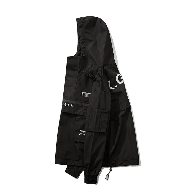 WLS Multipockets Techwear Cargo Hooded Jacket